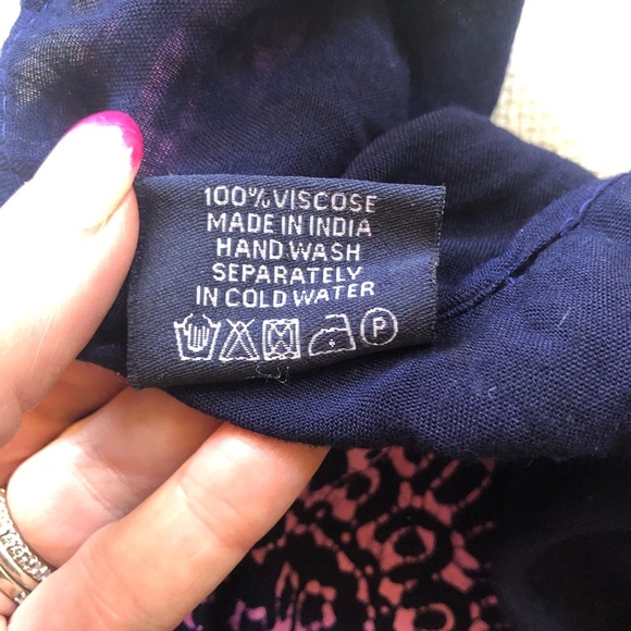 Highness Brand cover up, tunic, kimono style top one size - Picture 7 of 7